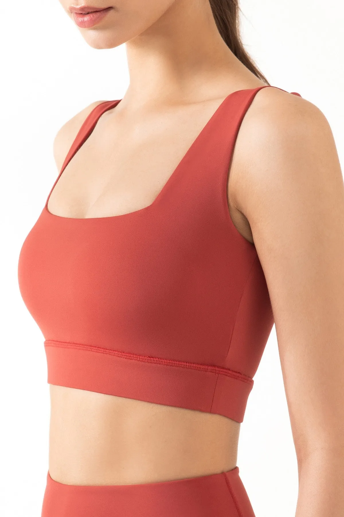 Wide Straps Bra Light Support