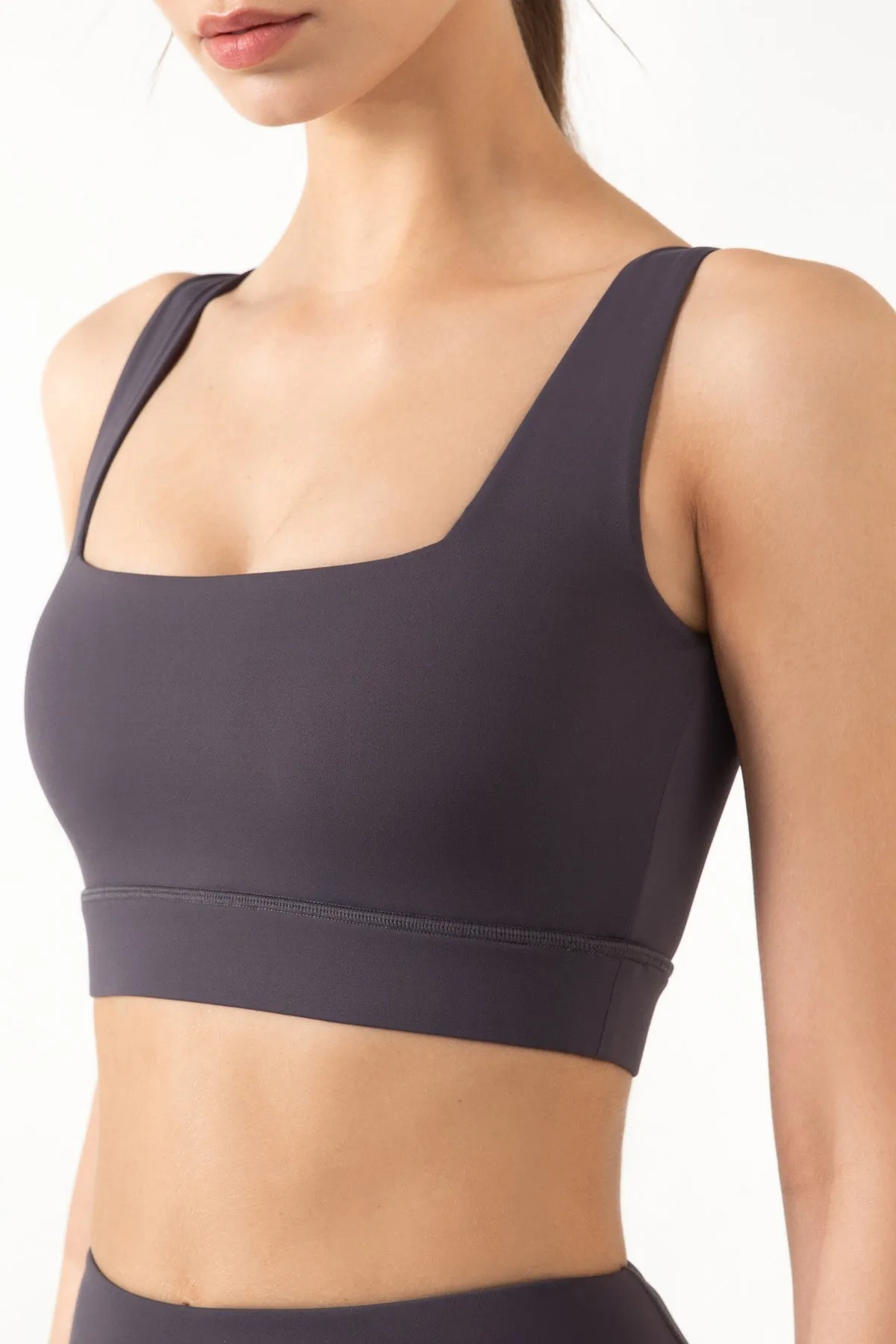 Wide Straps Bra Light Support