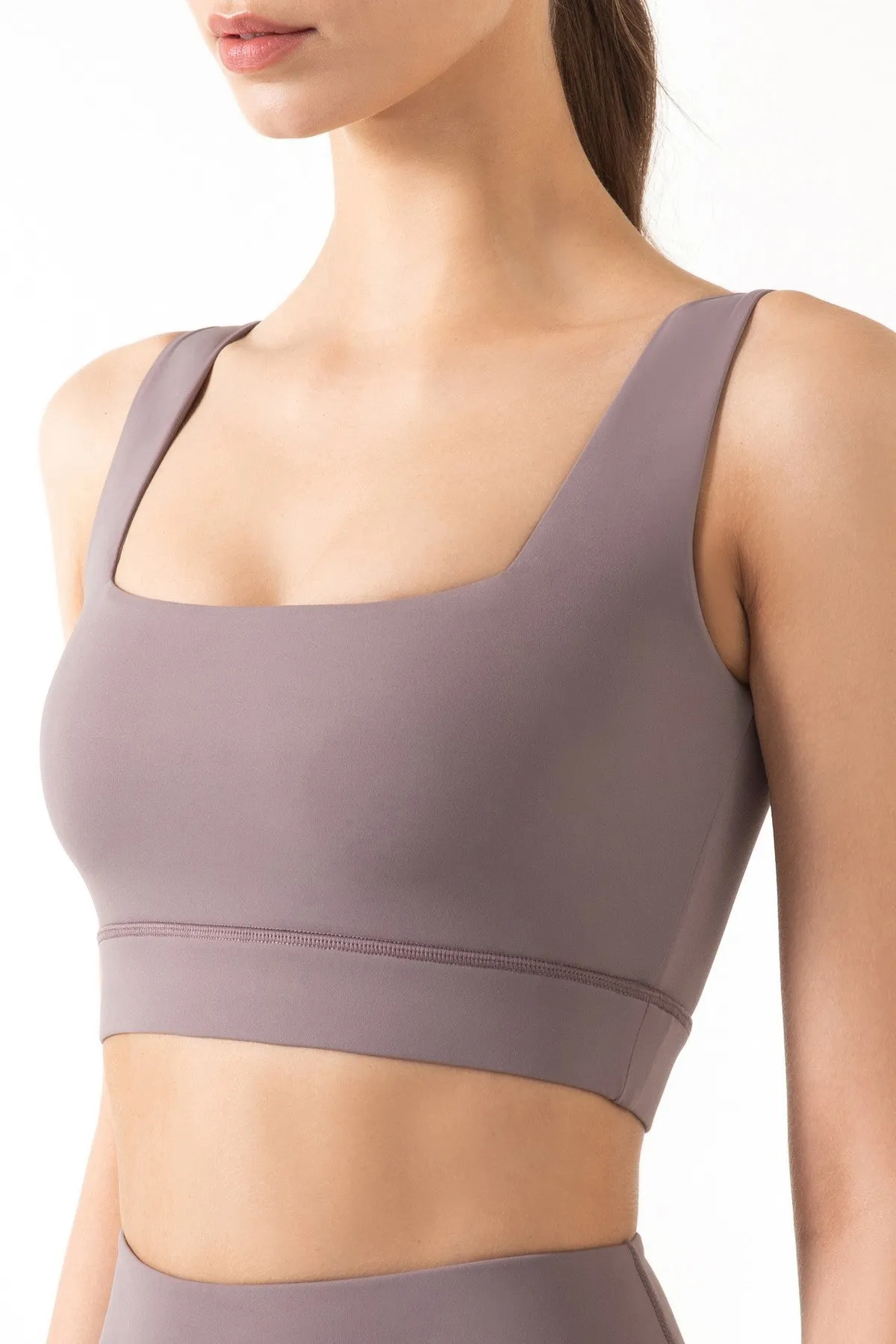 Wide Straps Bra Light Support