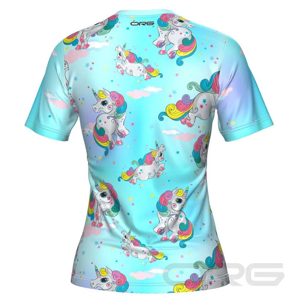 Women's Rainbow Pony Short Sleeve Running Shirt