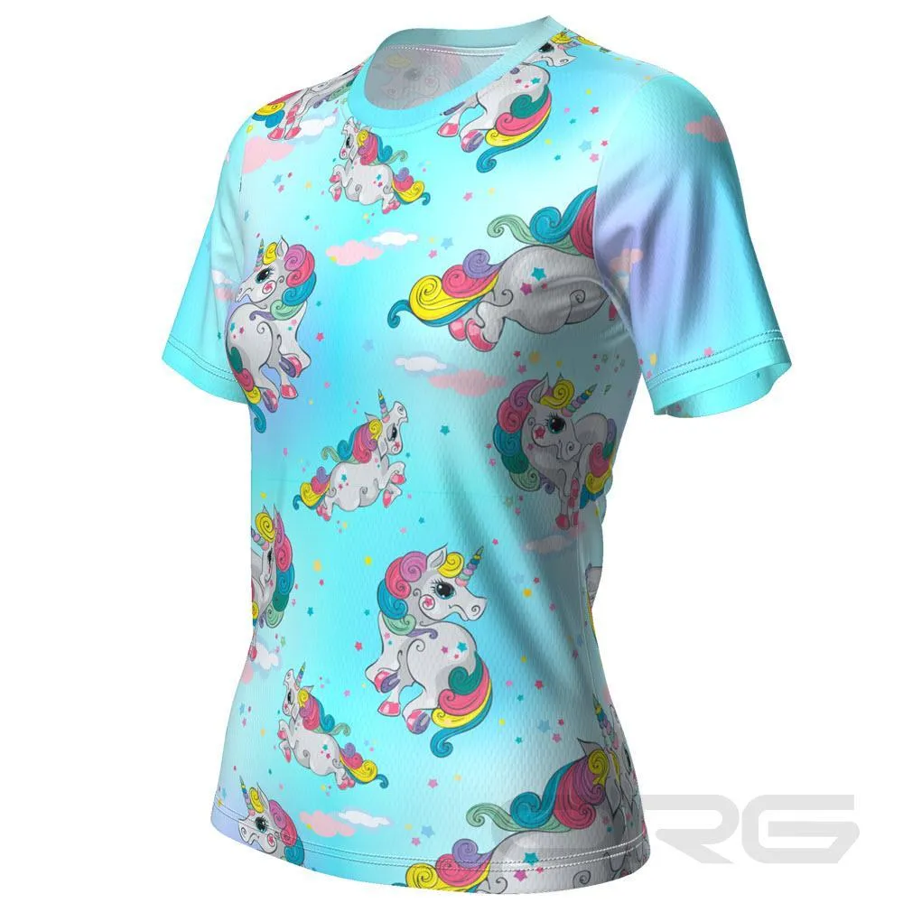 Women's Rainbow Pony Short Sleeve Running Shirt