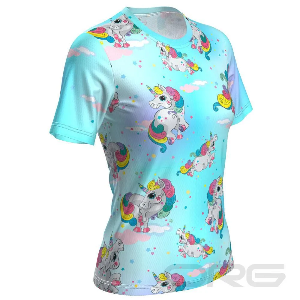 Women's Rainbow Pony Short Sleeve Running Shirt