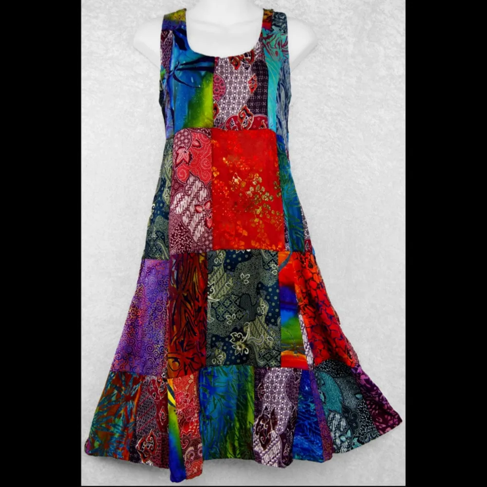 Zoey's Mixed Patchwork Dress